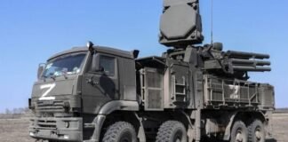 Установлена в 2,5 км от дачи Шойгу. СМИ нашли еще одну позицию ЗРК “Панцирь-С1” под Москвой