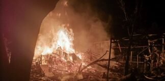 РФ ударила дронами по Киевской области: ранены – трое, возникли пожары