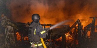 Numerous fires broke out in Kharkiv region due to drone attacks, there are casualties – State Emergency Service
