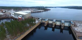 Drone spotted over hydropower plant in Finland