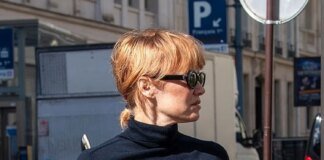 Pamela Anderson surprised Paris with a new look during Fashion Week