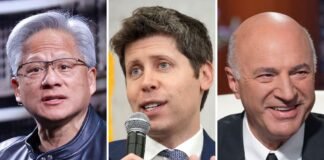 Business leaders, including Jensen Huang, Sam Altman, and Jamie Dimon, react to Trump’s H-1B visa fee