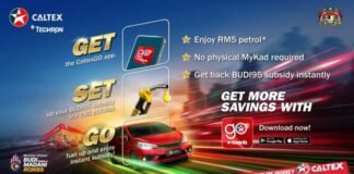 Download the CaltexGO mobile app now and enjoy seamless BUDI95 fuel payment without using MyKad