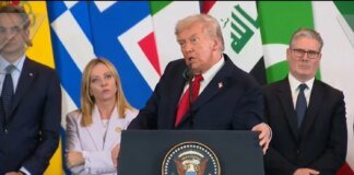Trump complimented Meloni during Gaza summit
