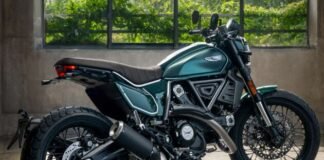 New Emerald Green livery for 2026 Ducati Scrambler