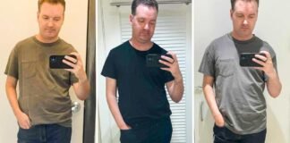 I tried on jeans at Old Navy, Banana Republic, and Gap. My favorite pair was incredibly comfortable.