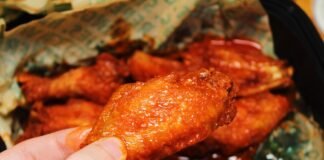 I tried Buffalo wings from 5 major chain restaurants. The winner had the sauciest chicken wings.