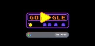 Google marks Pac-Man’s 45th anniversary with a Halloween Doodle