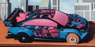 2025 Mercedes-Benz CLA EV turned into life-sized Hot Wheels car – 1:64 version of C178 on sale spring 2026