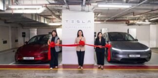Tesla V4 Superchargers now at Pavillion Damansara – four DC chargers; still not open to other EV brands