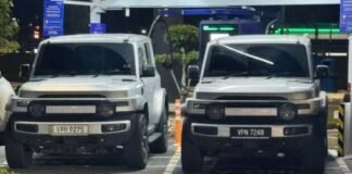 iCaur V23 EV seen road-registered in Malaysia – dual-motor, 360 km range compact SUV launching soon?