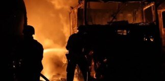 Four people, including a child, were injured in Kharkiv Oblast as a result of a UAV attack