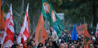 In Georgia, seven opposition parties announced consolidation for a "peaceful regime change"