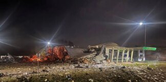 Russians destroyed a gas station near Kharkiv with KABs: there are casualties