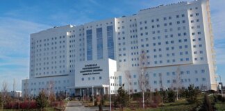 Bullets from Russian air defense hit the facade of a building and the glazing of a hospital in Simferopol