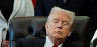 Donald Trump embroiled in scandal for allegedly falling asleep during official event