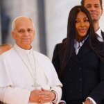 Naomi Campbell met the Pope in the Vatican