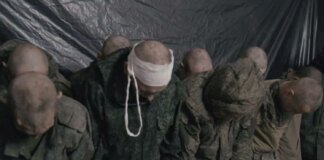 Ukrainian military showed the capture of 21 Russian occupiers in Donetsk region