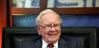 Warren Buffett’s Berkshire Hathaway cashed in another $6 billion worth of stocks in his penultimate quarter as CEO