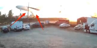 Photo shows UPS cargo plane at moment of fiery crash; left engine detached before takeoff, NTSB says