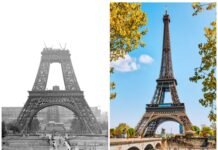 Photos of 13 iconic landmarks as they were being constructed