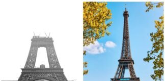 Photos of 13 iconic landmarks as they were being constructed