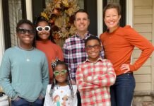 Our ‘anything goes’ Thanksgiving potluck keeps it low-stress. Last year, we had tacos, and this year, someone’s bringing chicken wings.