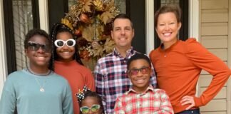 Our ‘anything goes’ Thanksgiving potluck keeps it low-stress. Last year, we had tacos, and this year, someone’s bringing chicken wings.