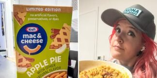 I was curious about Kraft’s apple pie-flavored mac and cheese. I tried it — and I would eat it year-round.