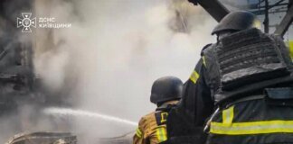 In Kyiv region, emergency workers eliminated the consequences of enemy shelling in three districts