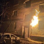Enemy UAV exploded near an apartment building in Chernihiv, there are wounded