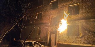 Enemy UAV exploded near an apartment building in Chernihiv, there are wounded