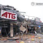 Enemy struck a supermarket in Zaporizhzhia: 6 wounded, including a child