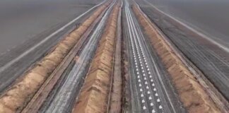 The State Special Transport Service has already built thousands of kilometers of fortifications: Shmyhal showed defensive structures in Zaporizhzhia Oblast