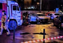 Russia reports car explosion with Russian Ministry of Defense Major General in Moscow parking lot