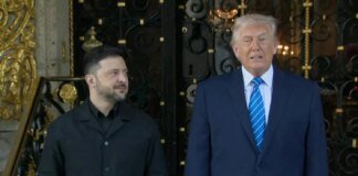 Zelenskyy arrived for a meeting with Trump