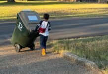 I don’t give my 7-year-old an allowance. Instead, he runs a neighborhood business, where neighbors pay him to take out their trash.