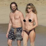 Heidi Klum spotted topless while vacationing in St. Barts with Tom Kaulitz