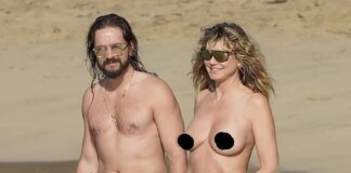 Heidi Klum spotted topless while vacationing in St. Barts with Tom Kaulitz