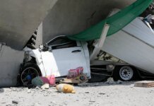 Two people died in Thailand due to another crane collapse that crushed cars