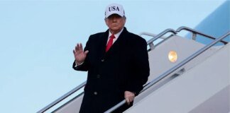 Trump's plane made an emergency landing en route to Davos due to electrical wiring issues