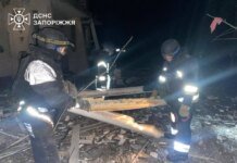 Russia struck Komyshuvakha: one killed and nine wounded, State Emergency Service completed rescue operations