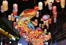 Lantern Festival opened in China in honor of the Lunar New Year