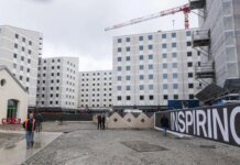 Approximately 70 showers were destroyed in the Milan Olympic Village ahead of the 2026 Games