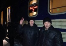 Ukrzaliznytsia showed the return of 116 Ukrainians released from captivity home