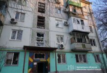 Russia attacked Zaporizhzhia: five high-rise buildings without heating, kindergarten damaged
