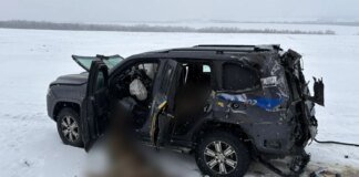 Russian drone attacked 'White Angels' car in Kharkiv region, two policemen killed