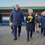 European leaders arrived in Kyiv on the fourth anniversary of Russia's invasion