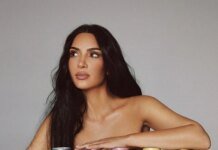 Kim Kardashian unveiled a new energy drink and faced criticism over promotional photos