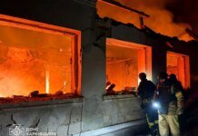 In the Kharkiv region, an enemy drone hit a house, the body of a man was recovered from under the rubble, his wife injured